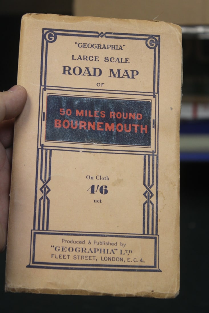 Geographia Large Scale Road Map: of Bournemouth