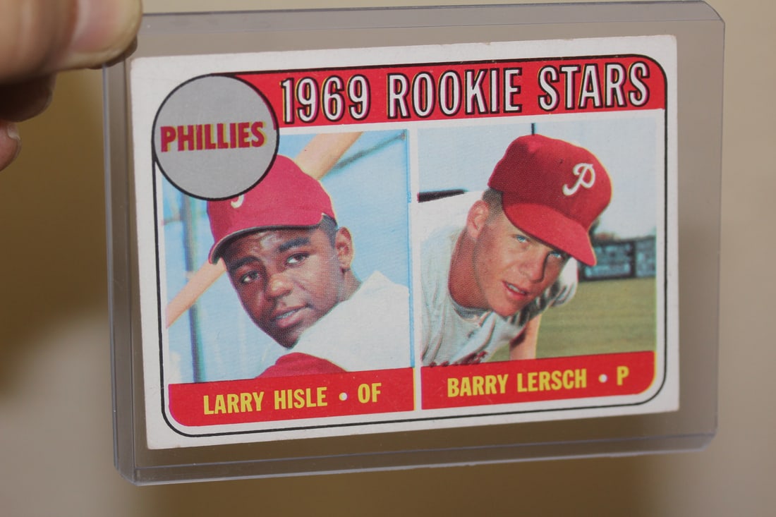 1969 Rookie Stars Phillies Baseball Card: very nice condition