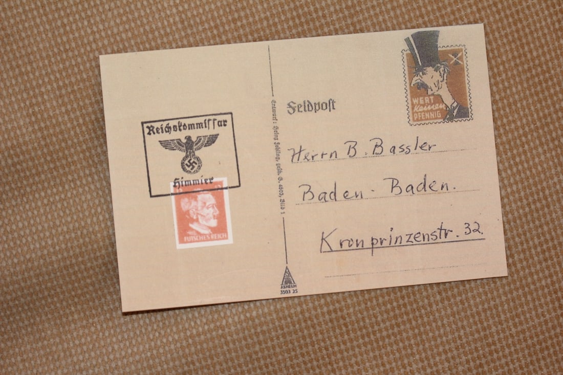 World War II Germany Post Card: as shown on photos