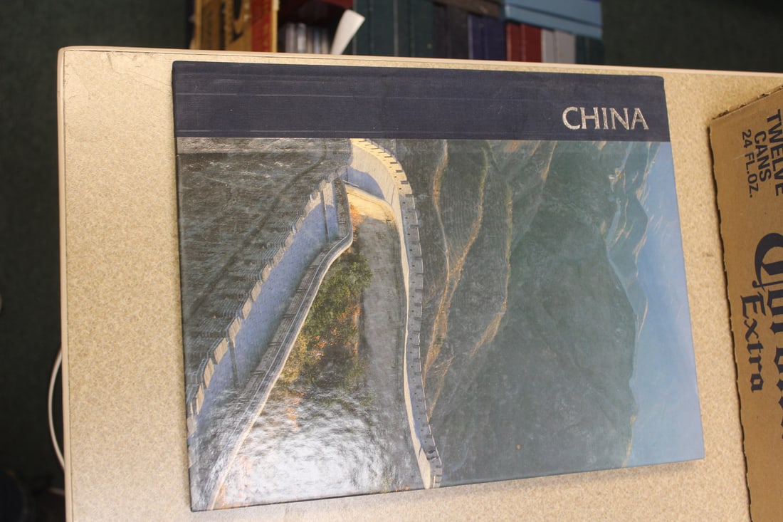 Hardcover Book on China: as shown