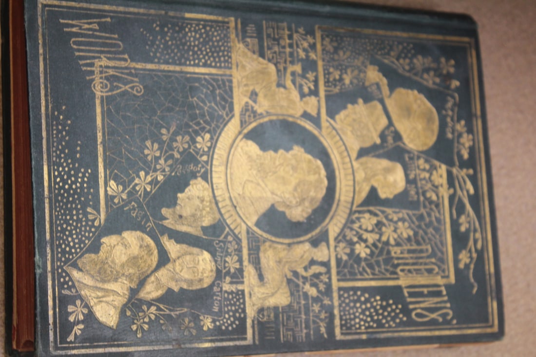 1870 Hardcover Book on the Dickens: volume 5