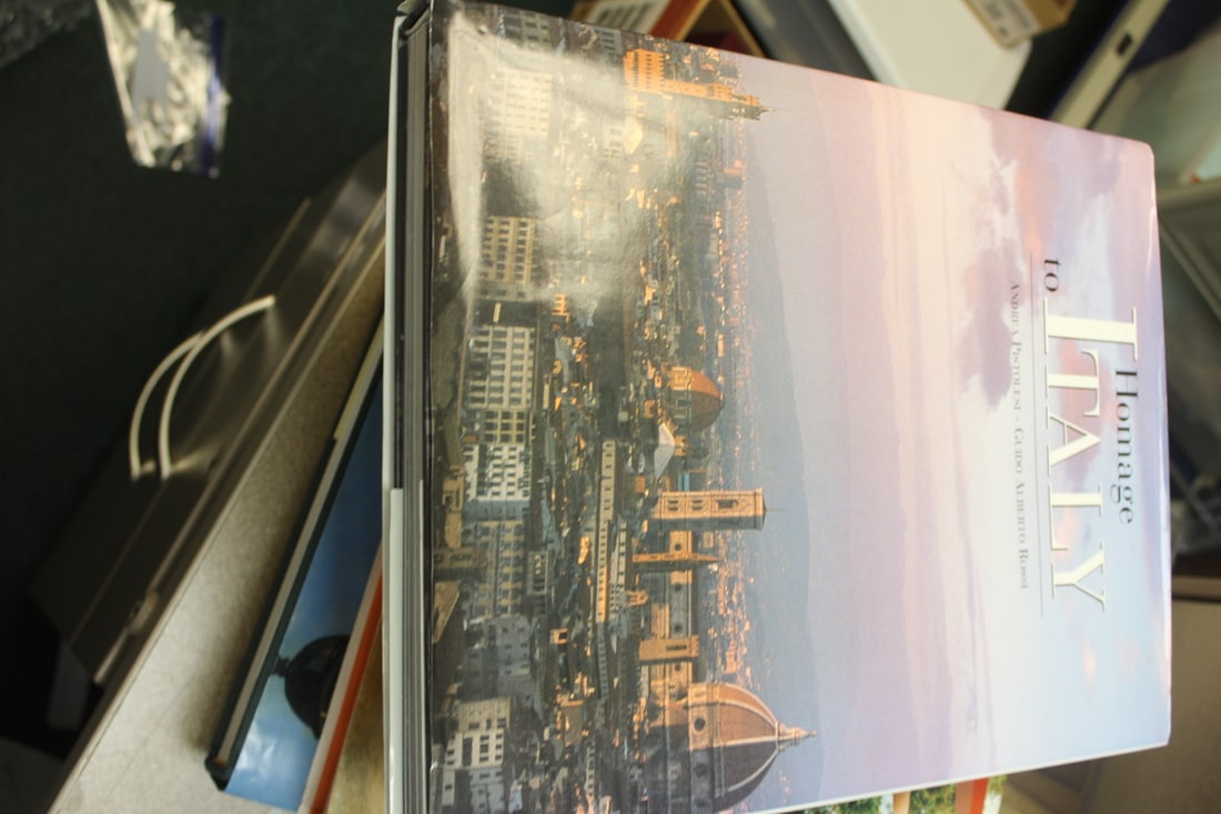 Hardcover Book: Homage to Italy: large book