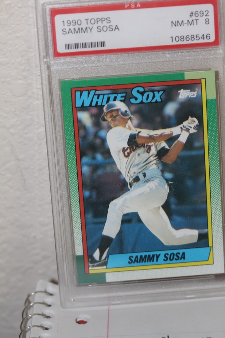Graded 1990 Sammy Sosa Card: as shown