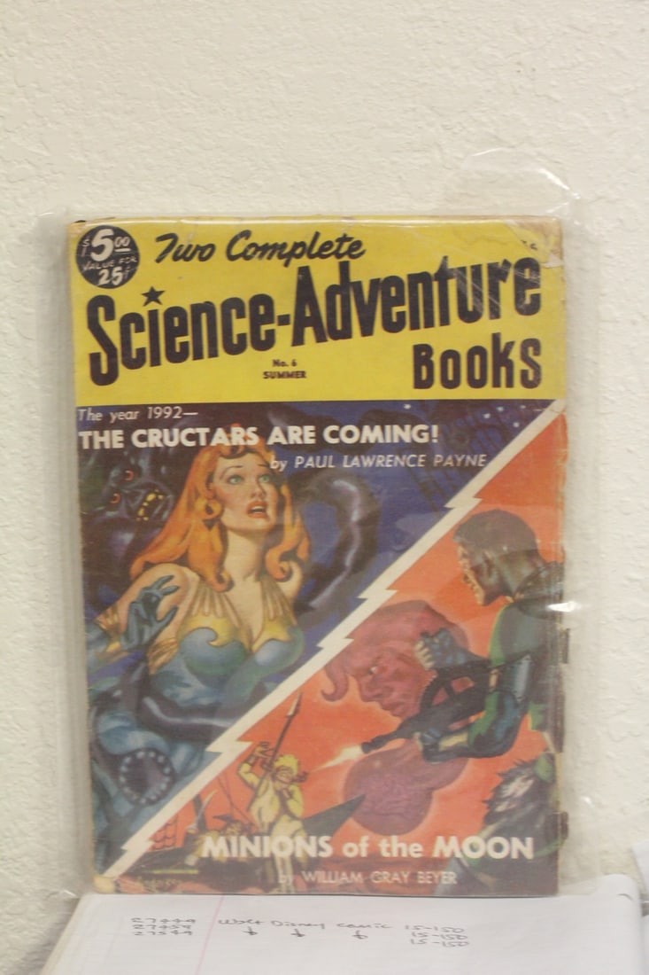 1950's Science Adventure Books: as shown