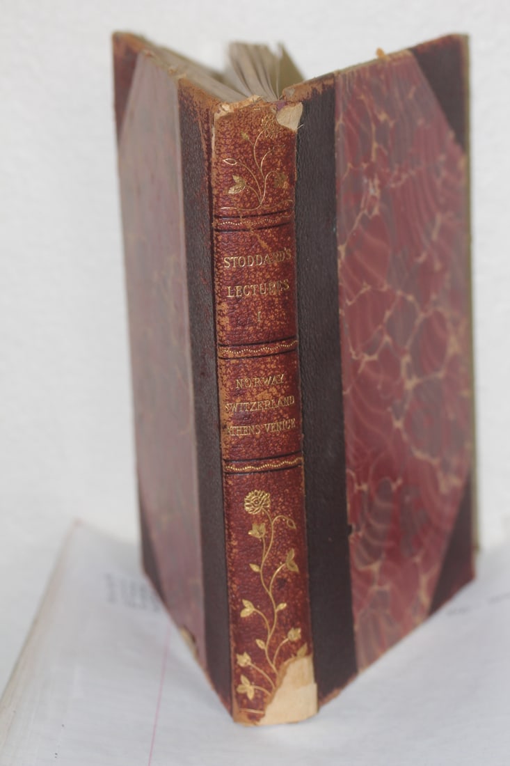 Stoddard's Lecture Volume I. - 1897: part leather hardcover book