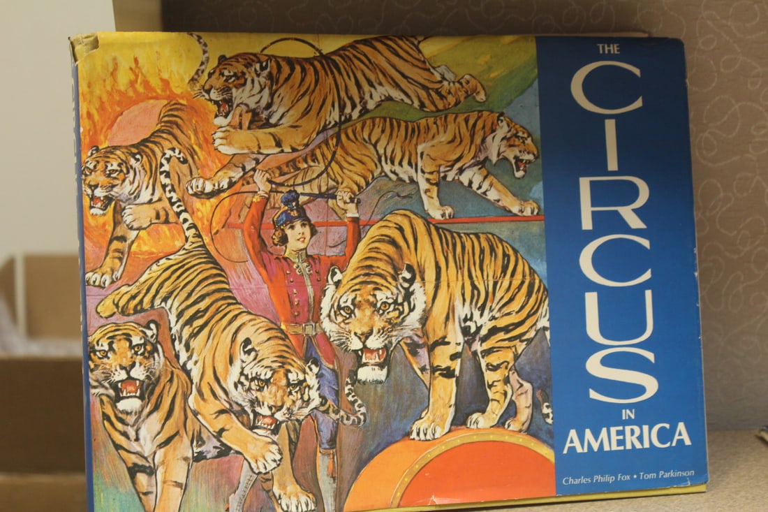 Hardcover Book: The Circus in America: as shown