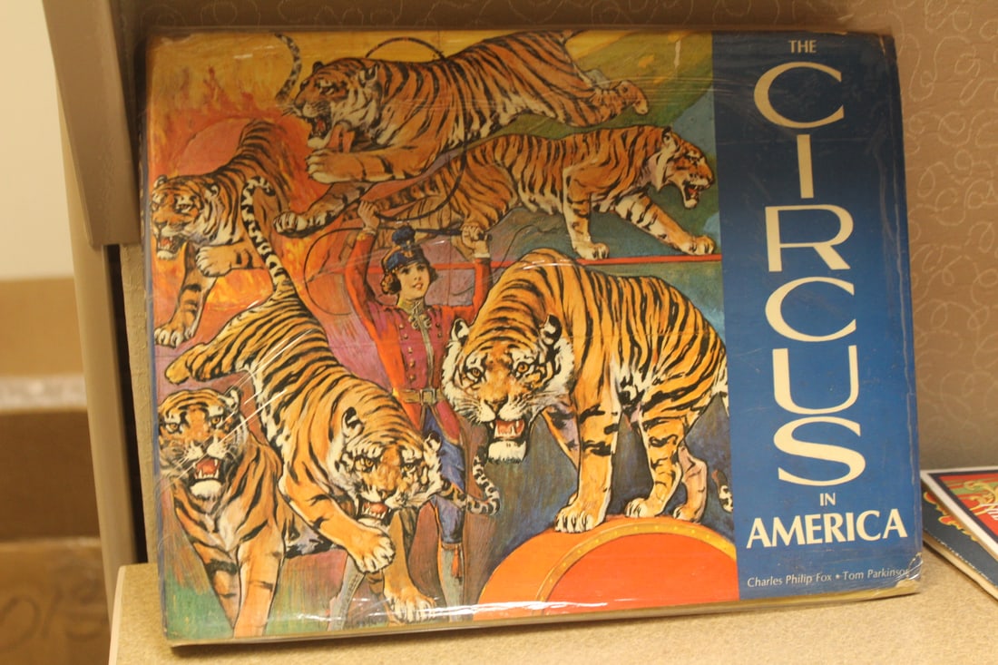 Hardcover Book: The Circus in America: as shown