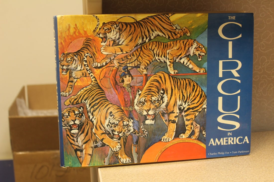 Hardcover Book: The Circus in America: as shown