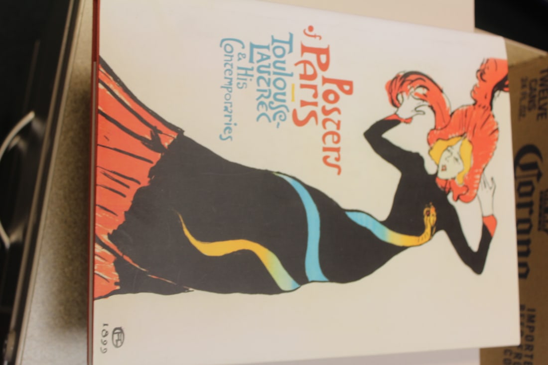 Hardcover Book: Posters of Paris Toulouse-Lautrec: and his contemporaries