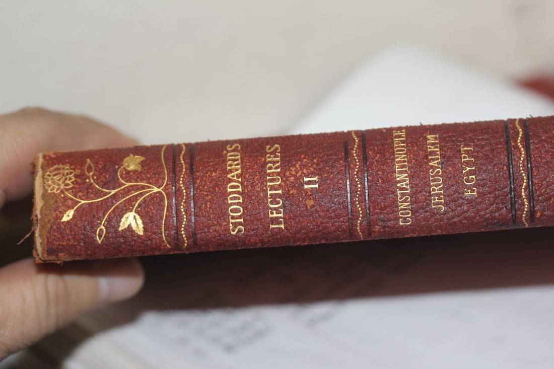 Stoddard's Lecture Volume II. - 1897: part leather hardcover book