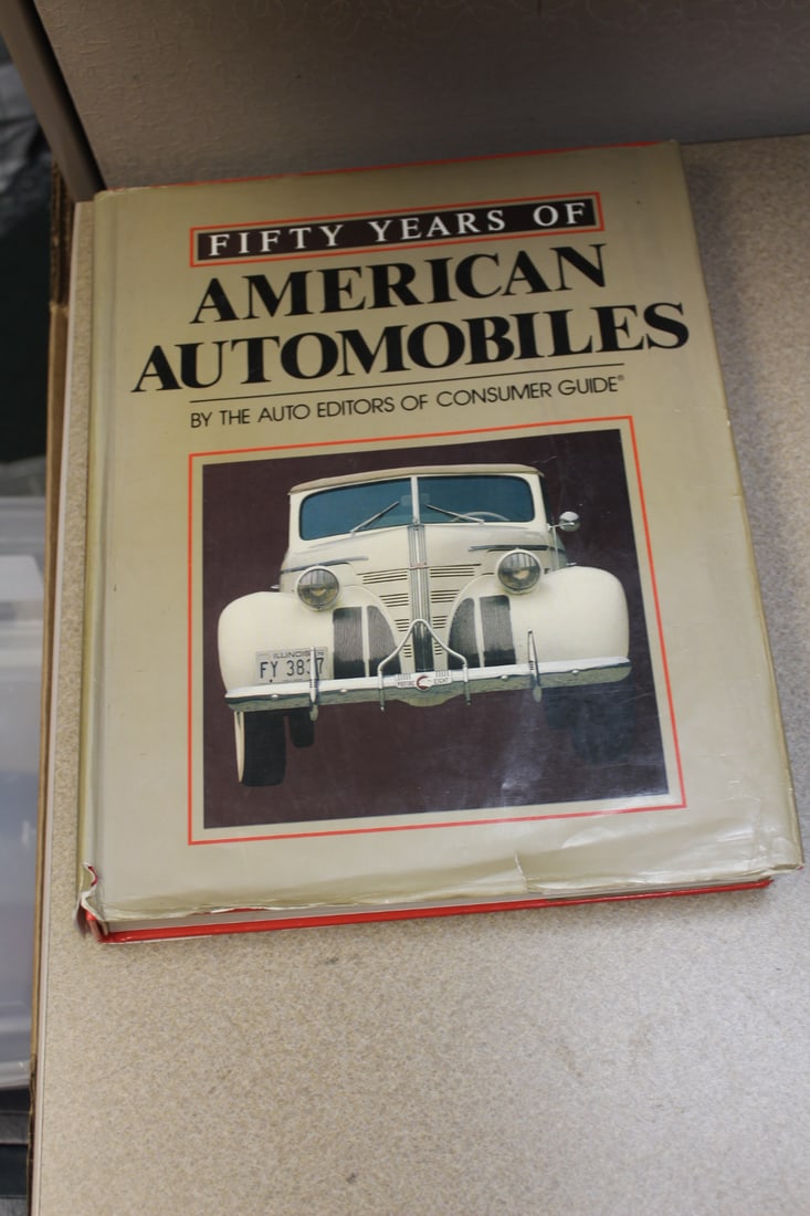 Book: Fifty Years of American Automobiles: hardcover - large book