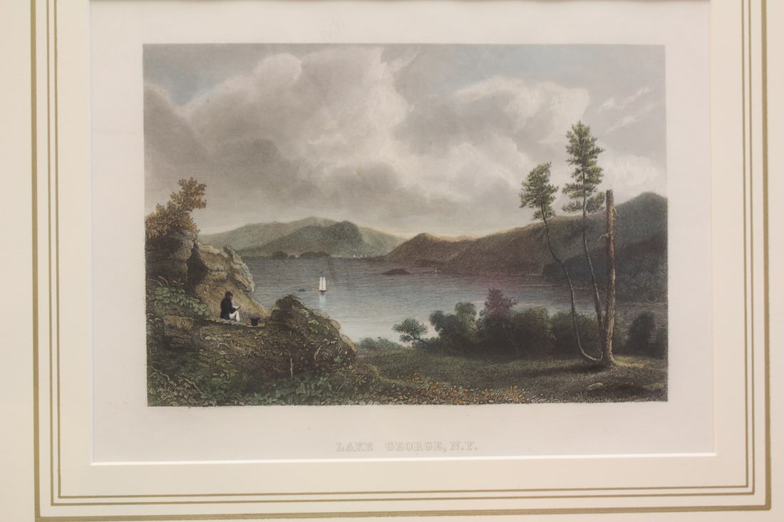 Antique Steel Engraving: unframed