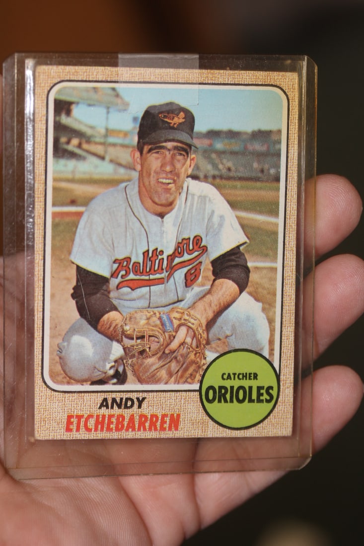 Andy Etchbarren Baseball Card: 1960's Orioles