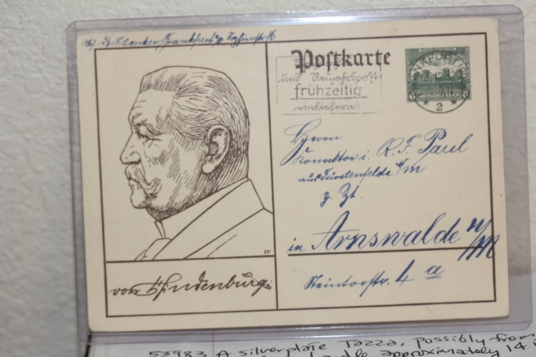 German WWI Postcard: as shown