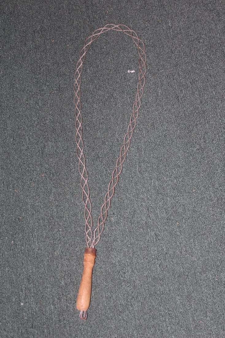 Old Vintage Fishing Net: please note: no net - 30 3/4" long