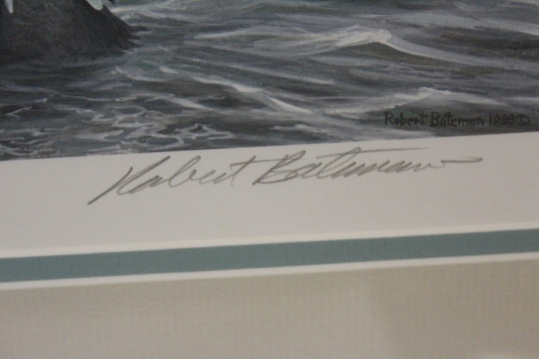 Signed Robert Bateman Geese Print - 4