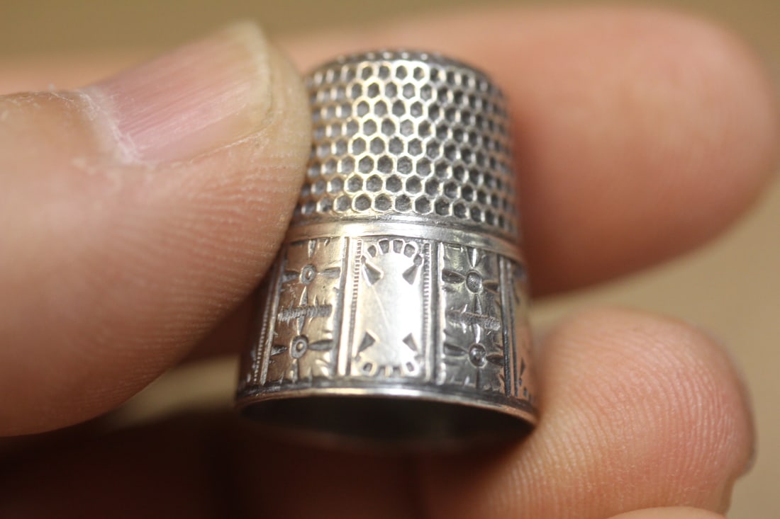 A Sterling Thimble - 4