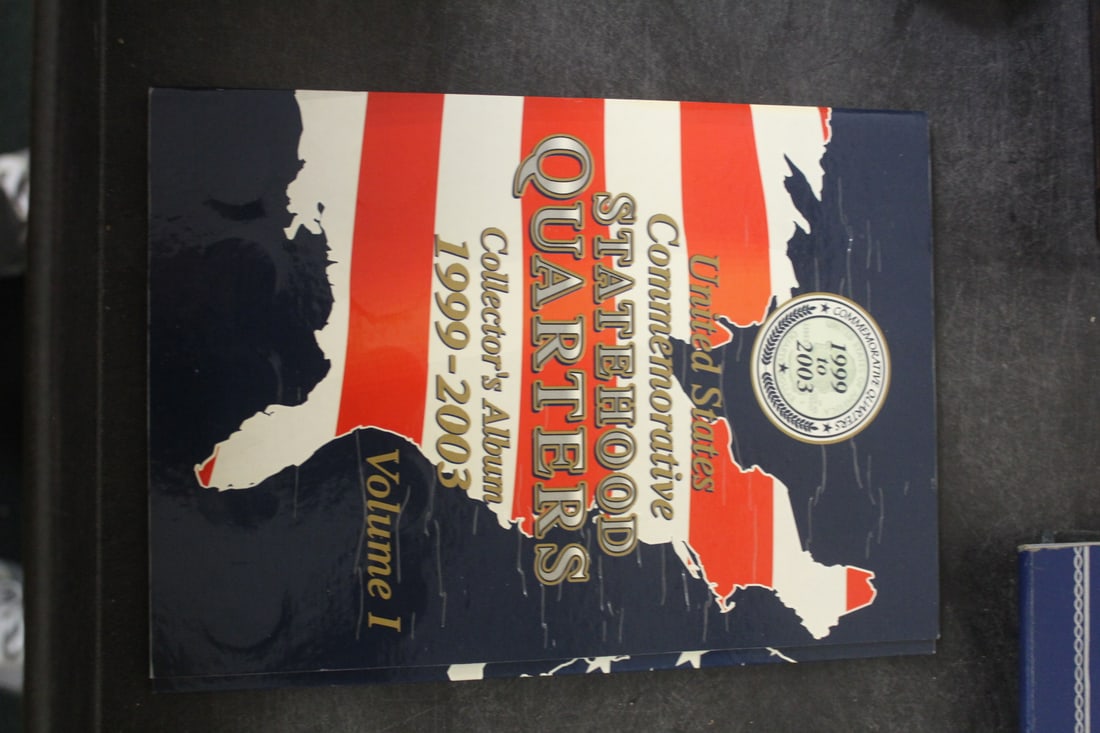 US Commemorative Statehood Quarters: 1999-2003 - as shown