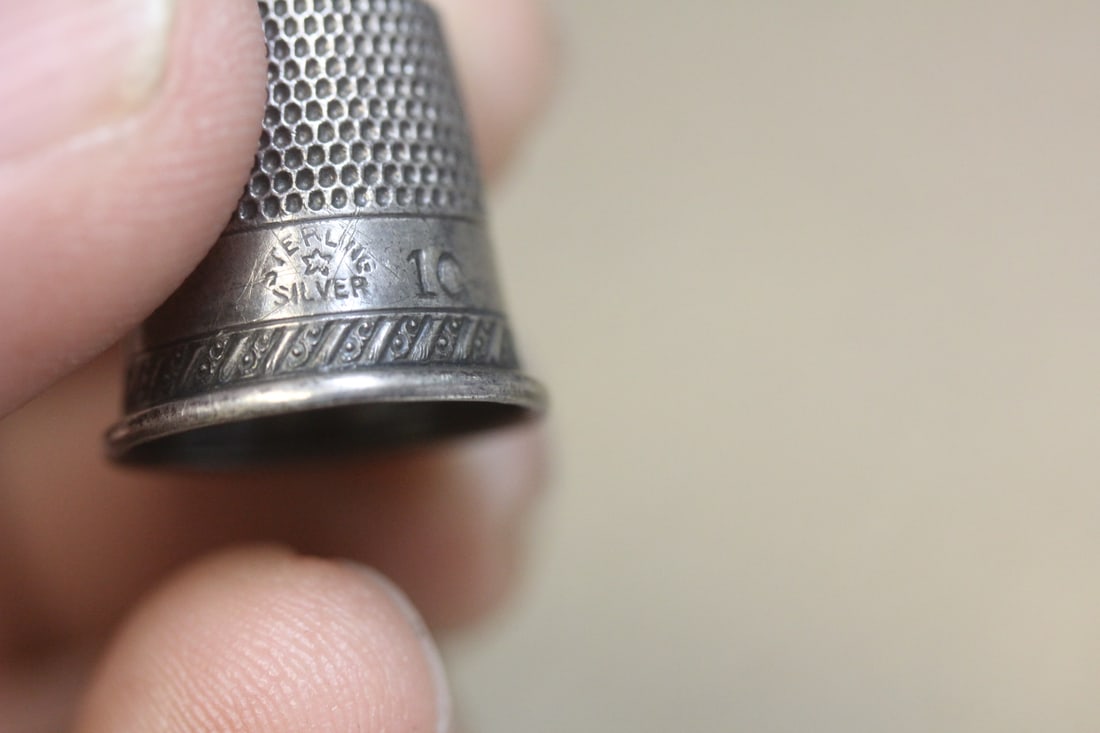 A Sterling Thimble - 4