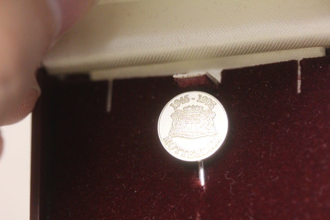 A Commemorative Pin: in case, Rotterdam
