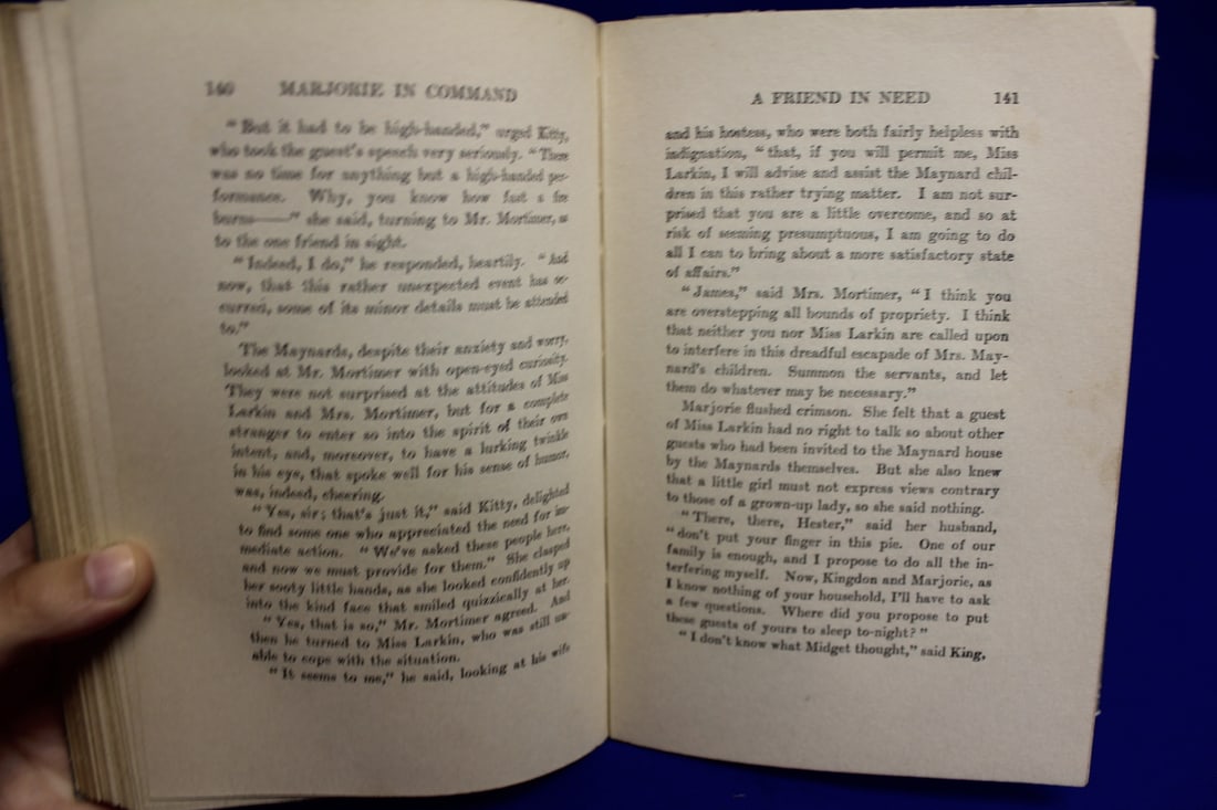 Hardcover Book: Majorie in Command - 9