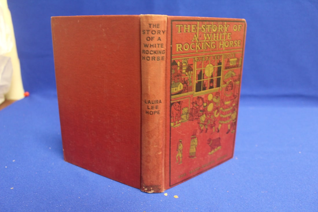 Hardcover Book: The Story of a White Rocking Horse: as shown