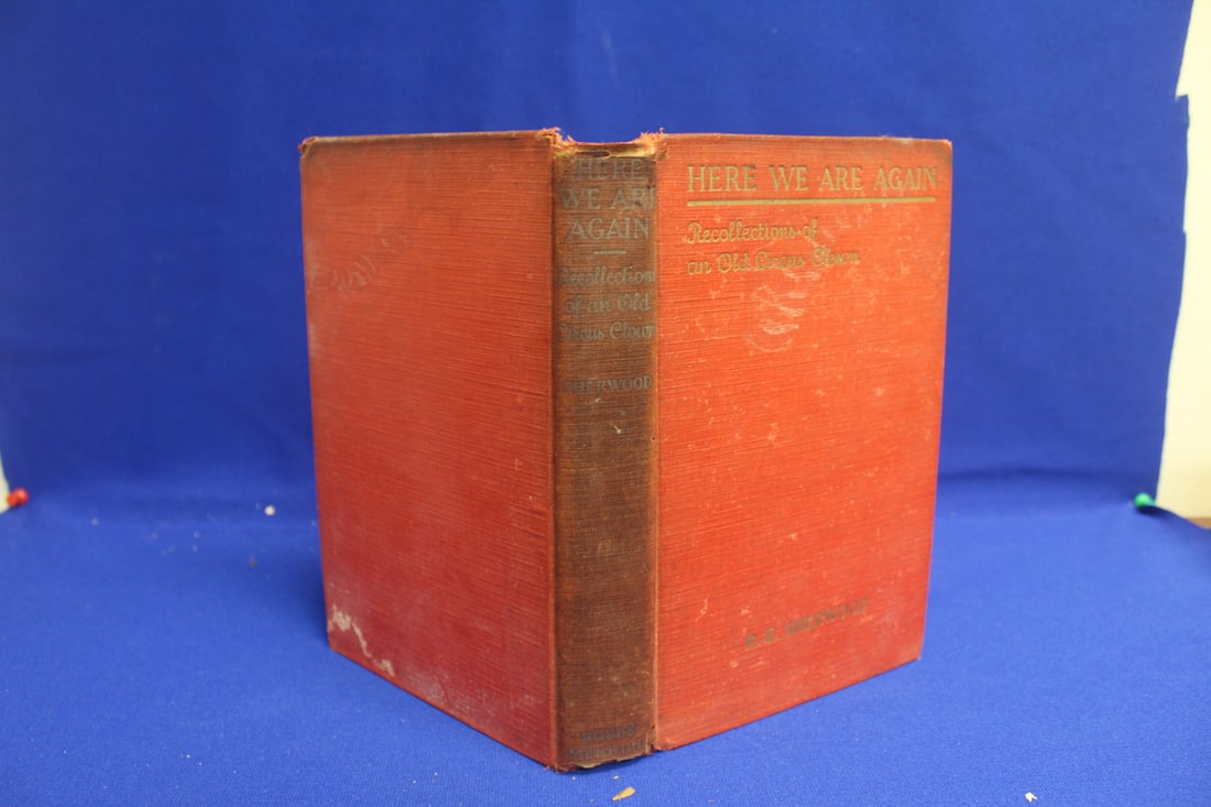 Hardcover Book: Here WE Go Again: a circus book