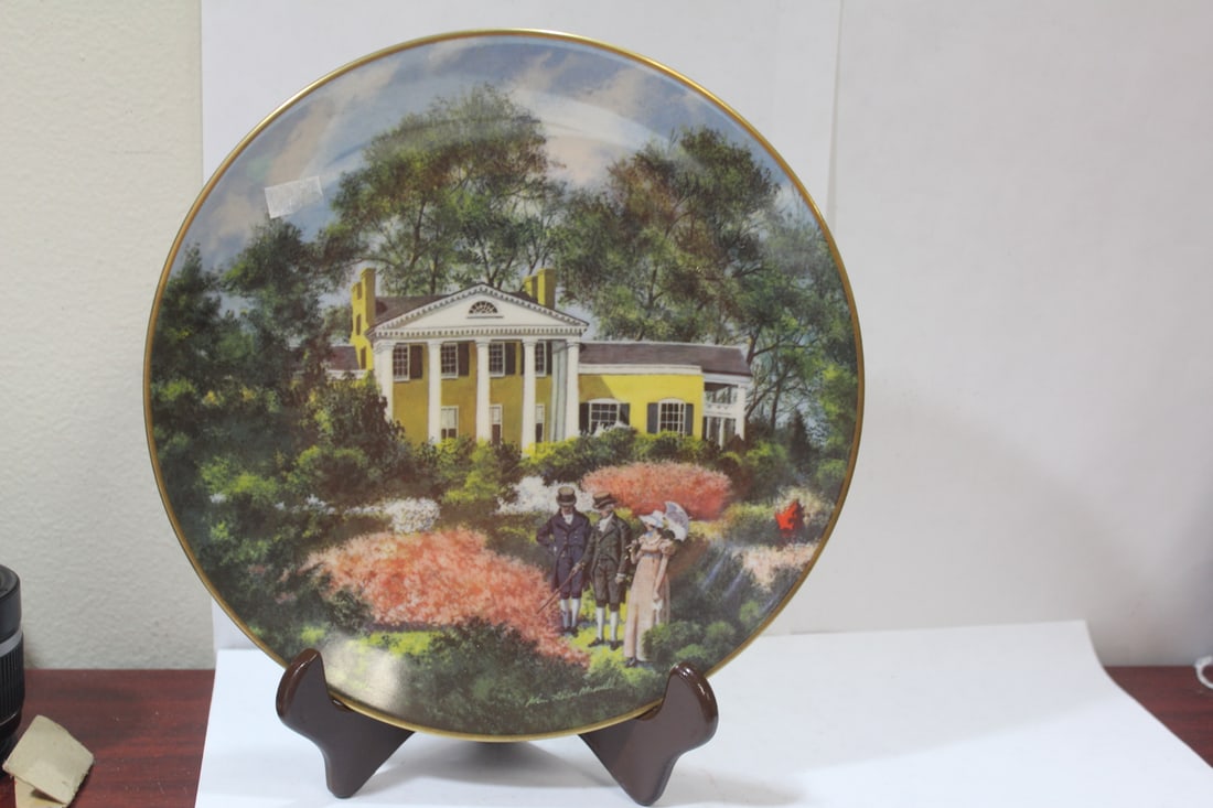 A Collector's Plate by John Alan Maxwell: 10 5/8" in diameter