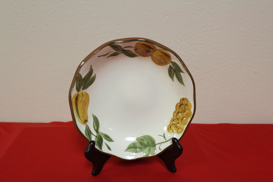 A Stangl Fruit Bowl: 7 1/2" across - marked