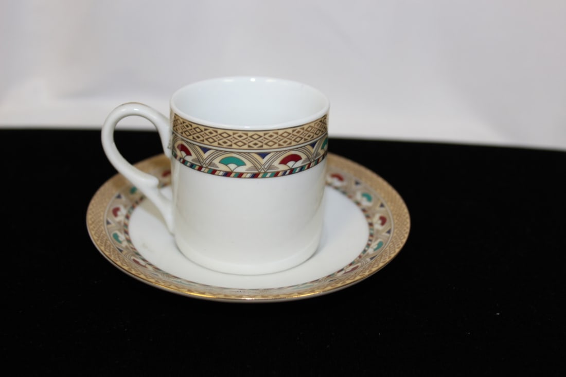 A Cup and Saucer: marked: "Perhaps" - saucer: 4 1/2" in diameter
