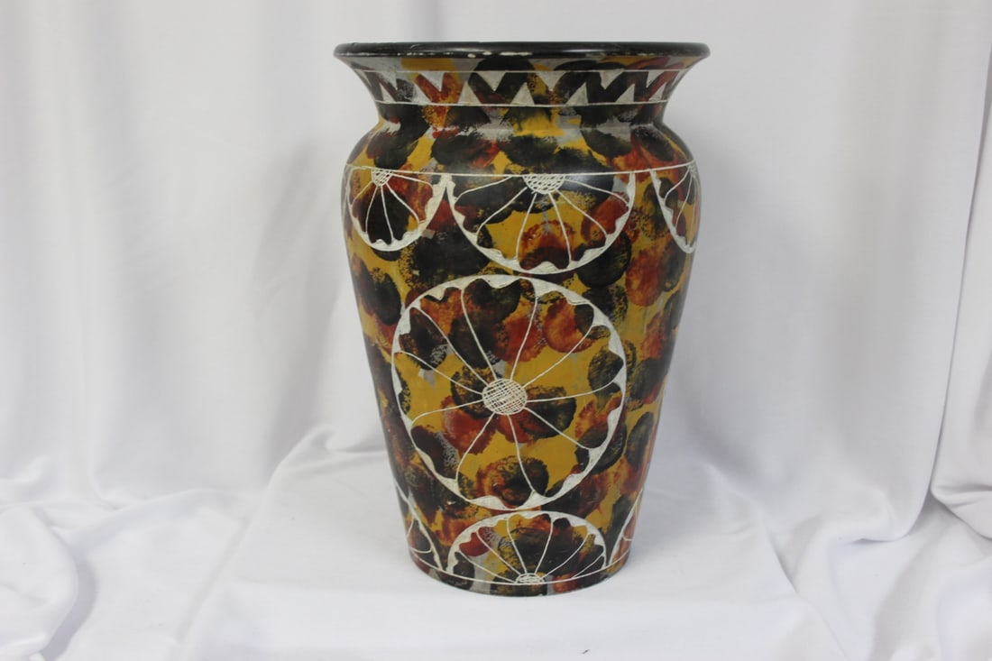 A Marble Vase: 10 3/8" tall