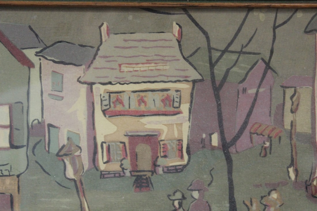 An Old Framed Print - 2