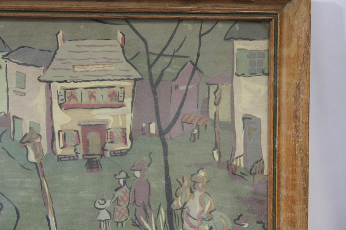 An Old Framed Print - 7