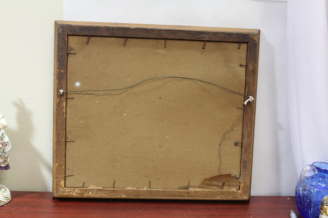 An Old Framed Print - 8