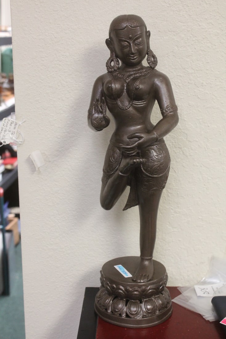 Thai Painted Nude Figurine (1 of 10)