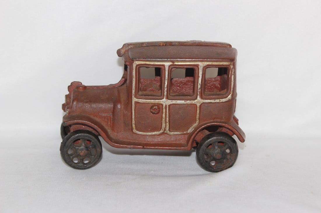 A Cast Iron Car: 6 1/8" wide