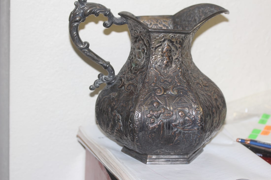 Webster Silverplate Pitcher - 5