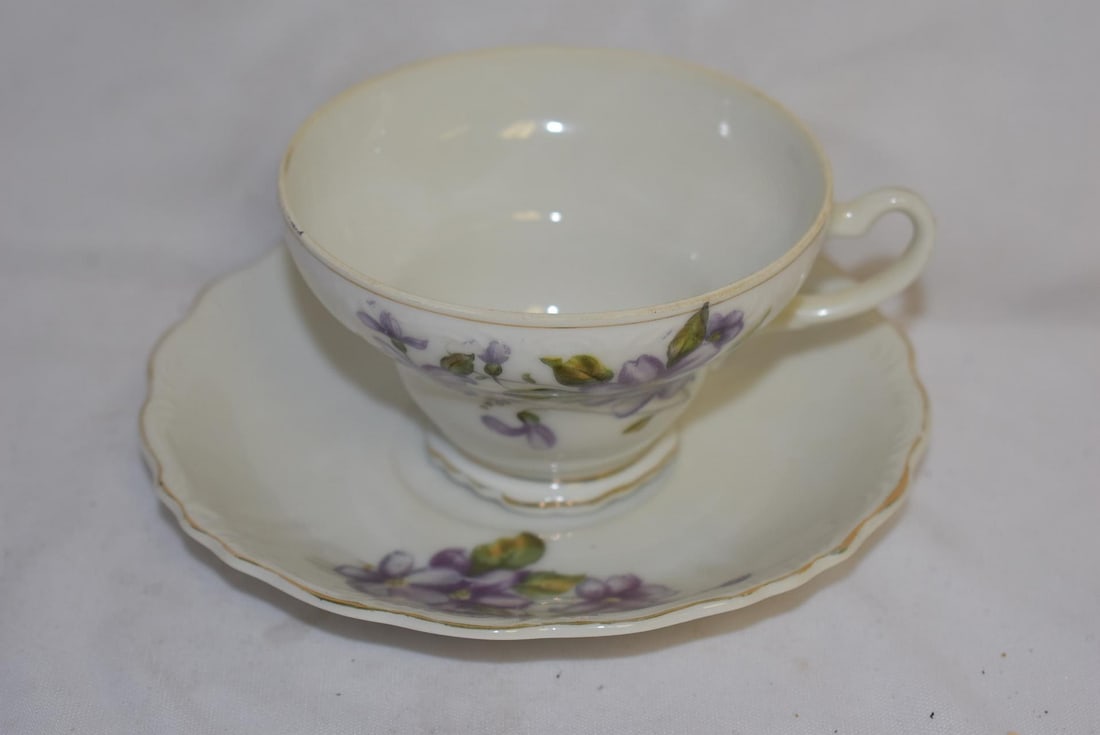 A Japan Cup and Saucer: cup= 2 1/4" tall