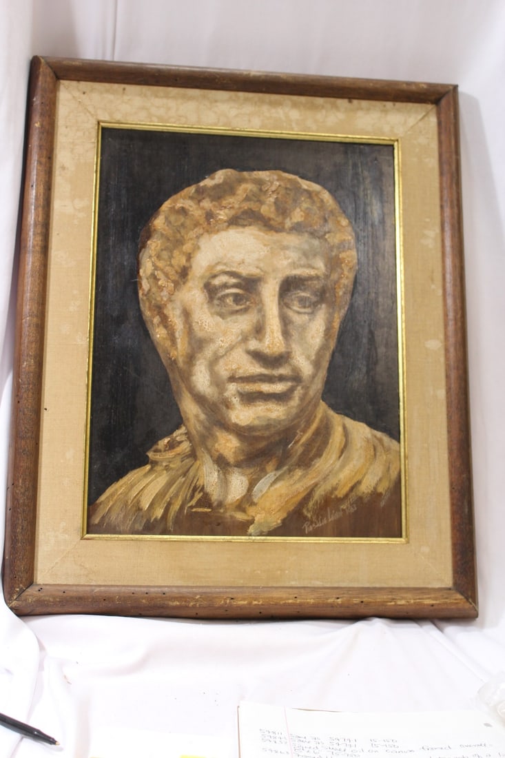 Oil on Masonite Board: signed: Rosalie Leitch, 1963 - overall: 21" x 16 1/2"