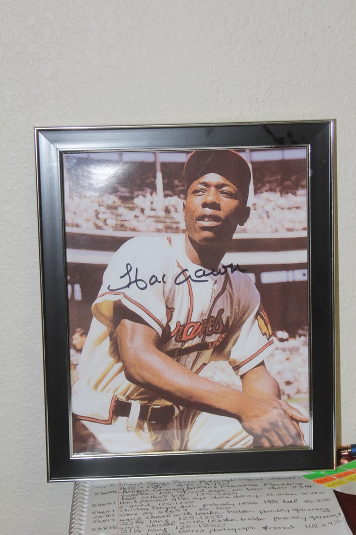 Signed Hank Aaron Photograph (1 of 3)