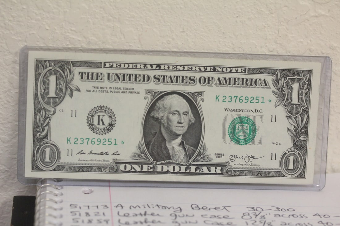 2013 $1.00 Star Note: appeared to be uncirculated