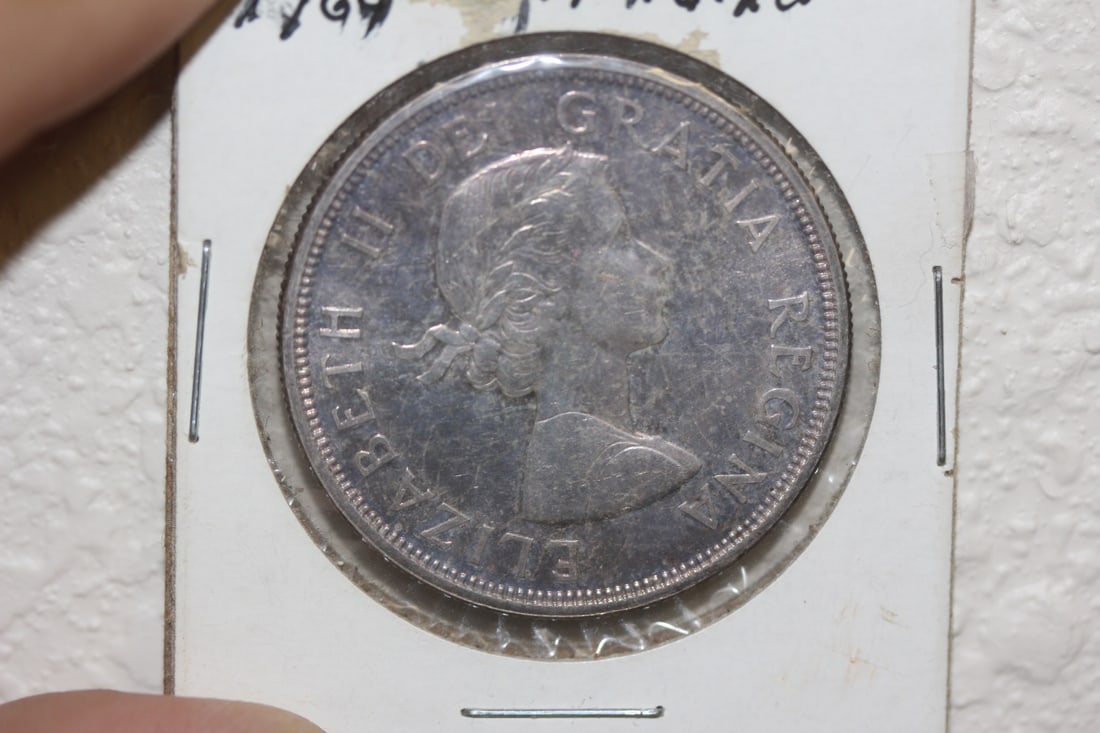 1964 Canada Silver Dollar: 80% Silver