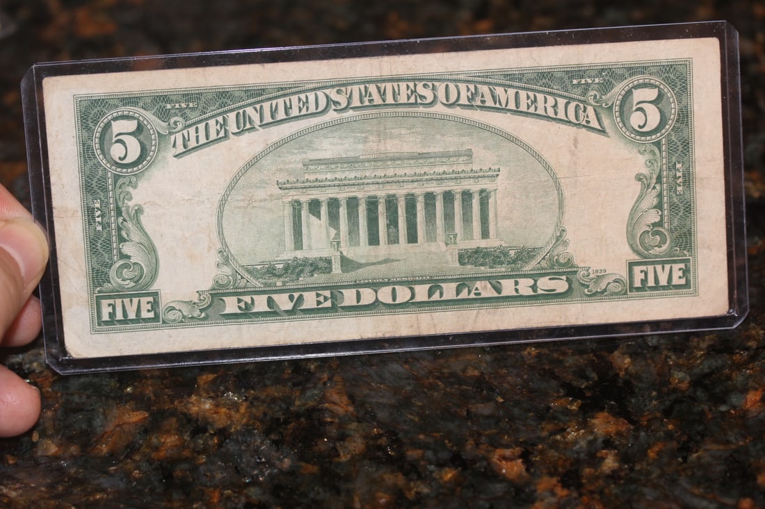 1934 $5.00 Note - 2