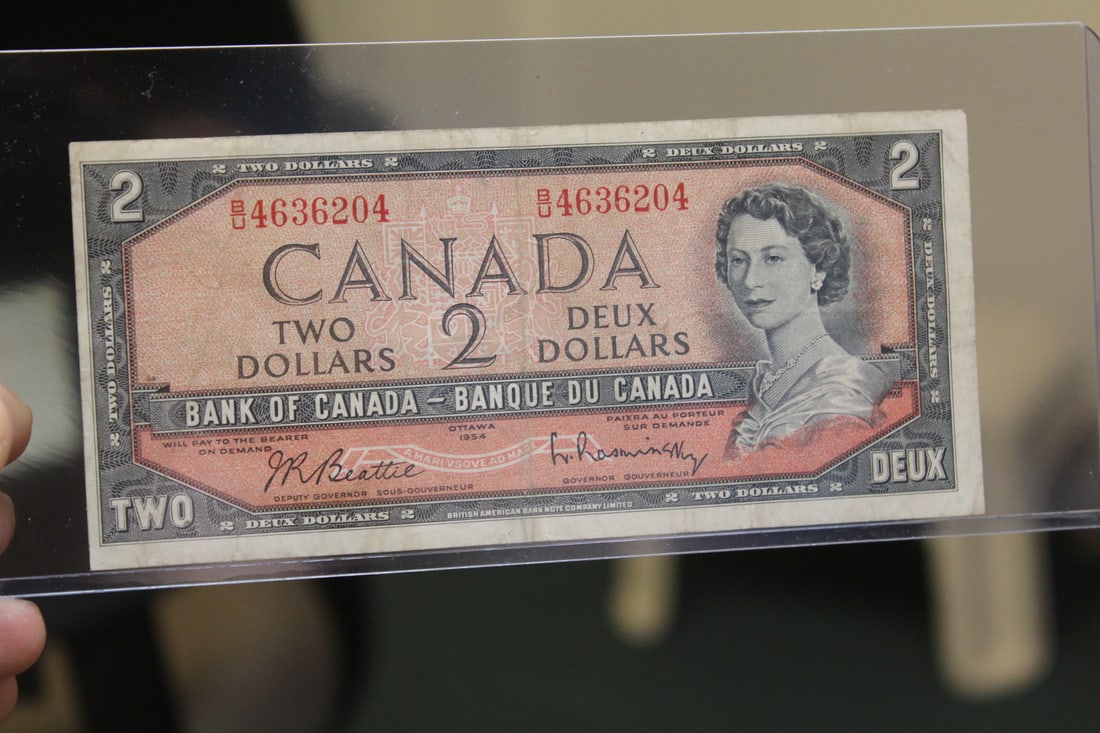 Canada $2.00 Note: as shown