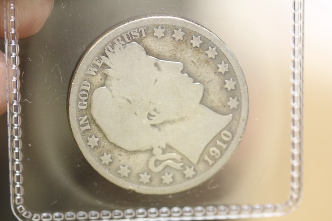 1910 Barber Silver Half Dollar: as shown