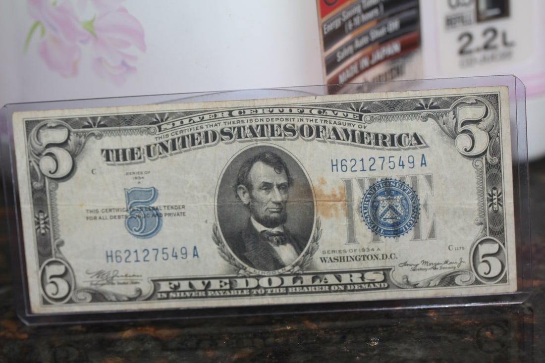1934 $5.00 Note - 2