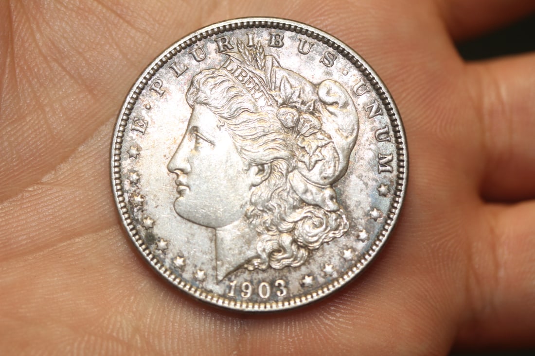 1903 Morgan Silver Dollar: as shown
