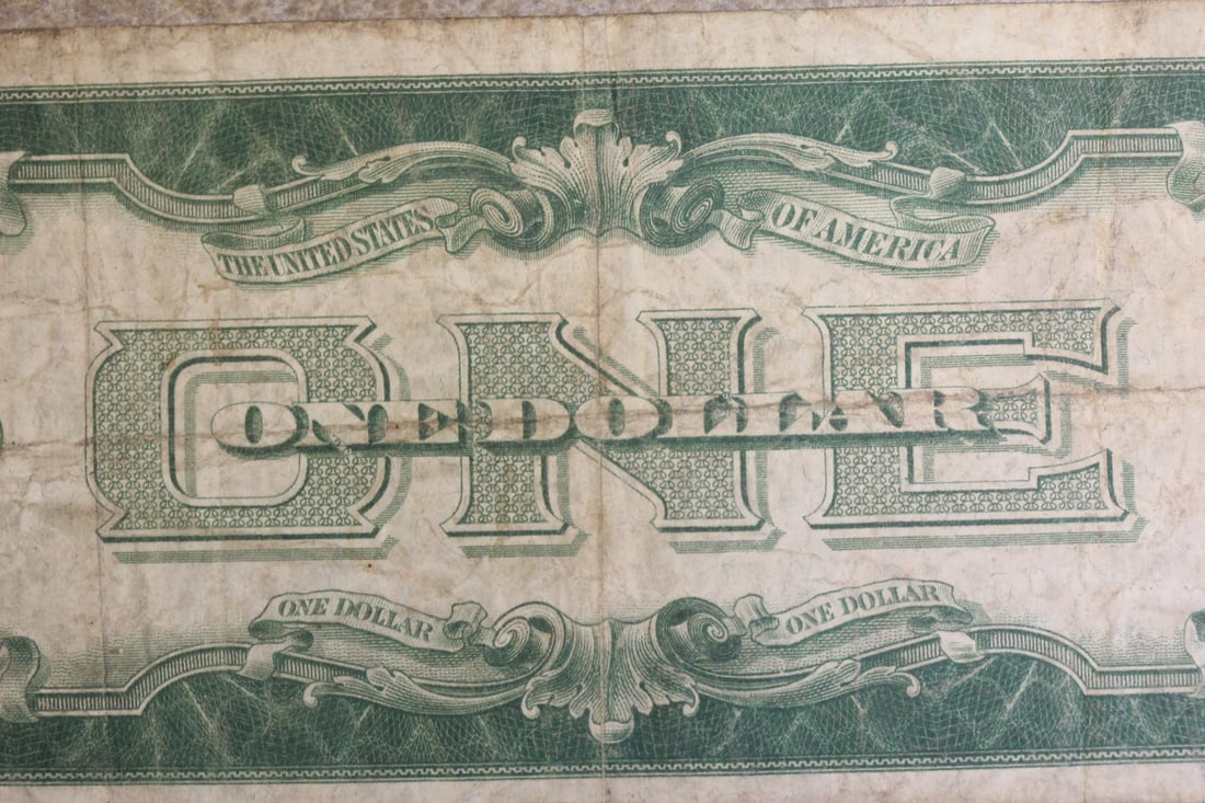 1928 Funny Back One Dollar Note - 5