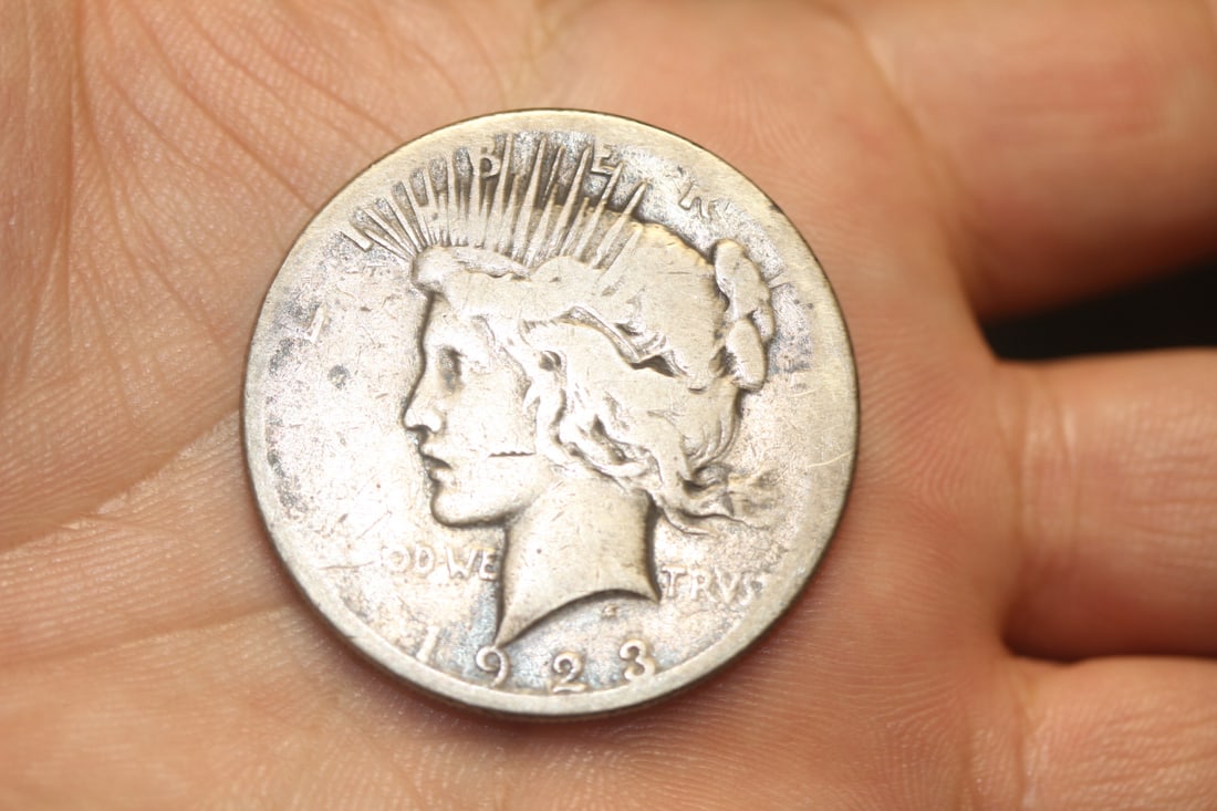 1923 Peace Silver Dollar: as shown