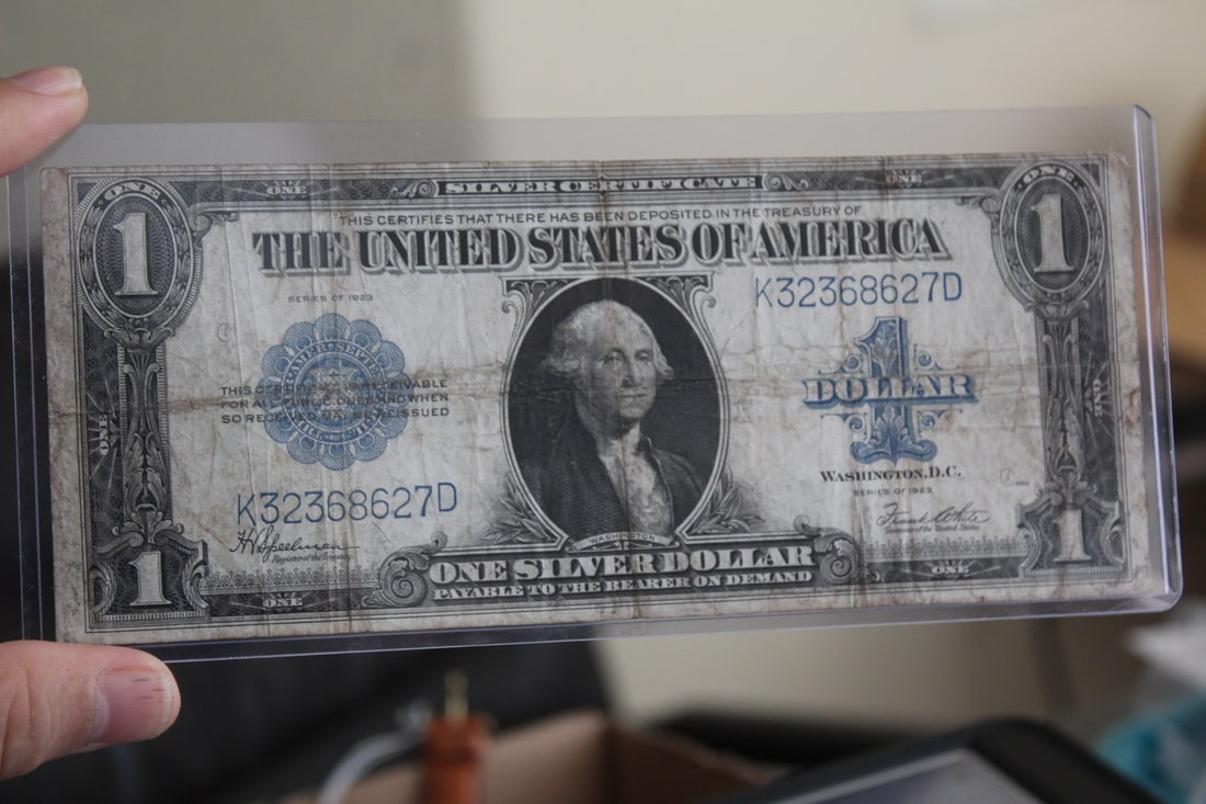 1923 $1.00 Large Note Horse Blanket: as shown